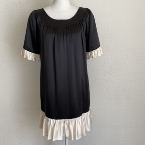 Paul & Joe Demilun Silk Dress Ruffle Trim